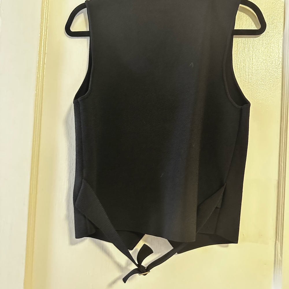 Zara Black Button-Up Vest - Picture 4 of 5